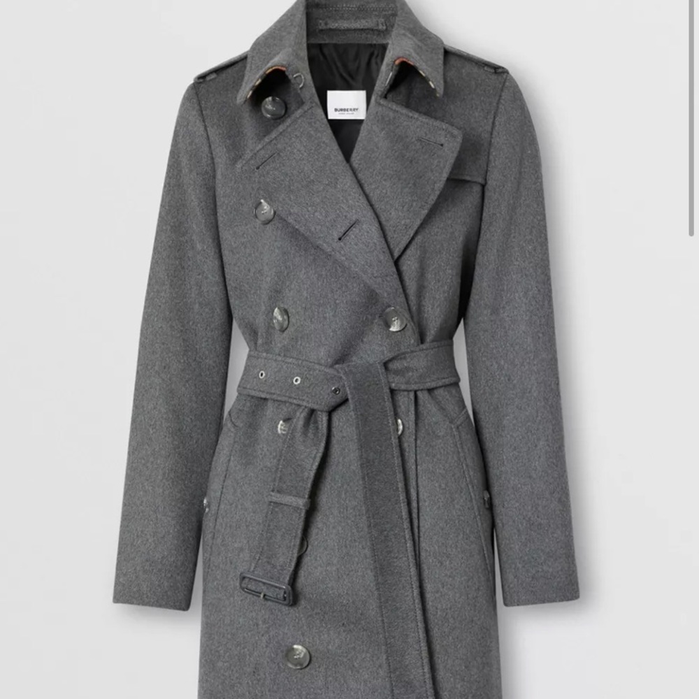 Burberry Regenerated Cashmere Trench Coat